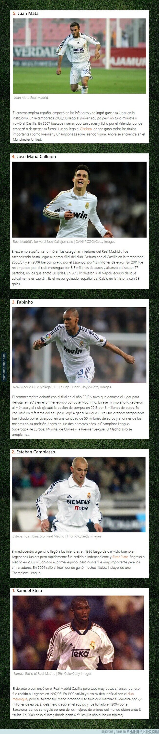 1109415 - Canteranos que fracasaron en el Real Madrid pero triunfaron en otro equipo