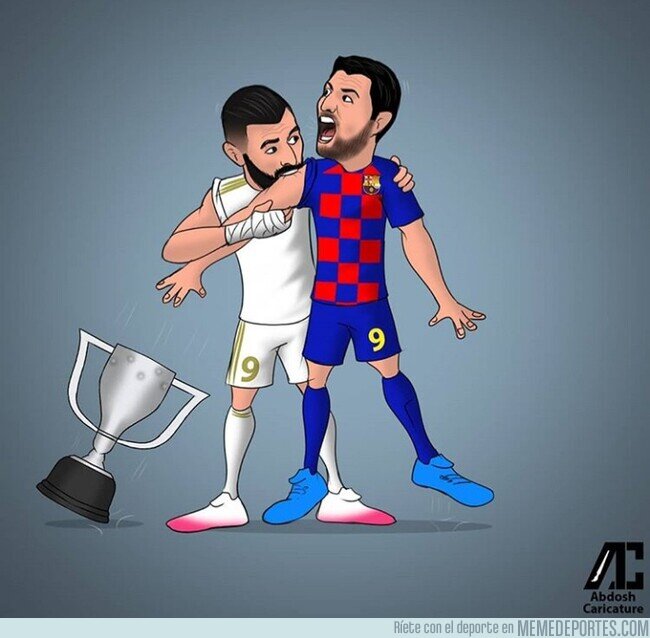 1109564 - El Madrid muerde LaLiga al Barça, por @abdoshcaricature