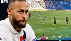 Enlace a El abuso de Neymar que no se contiene ni en amistoso. Un jugón puro como pocos.