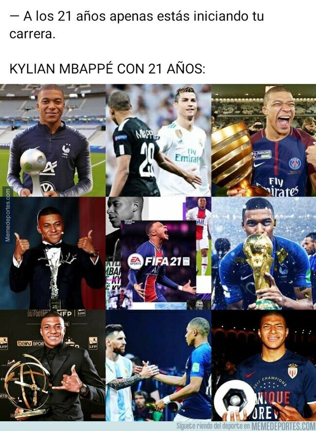 1110258 - Vaya carrera la de Mbappé