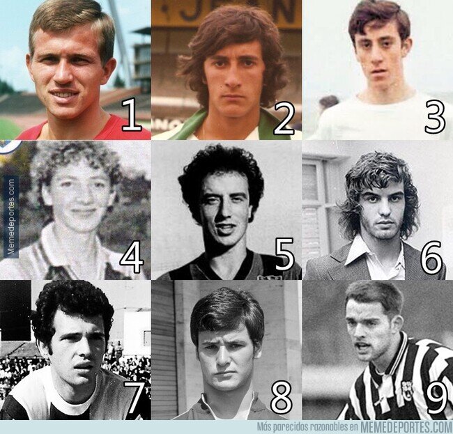 1110339 - Grandes entrenadores en su época más joven. ¿Sabes quien es quien?