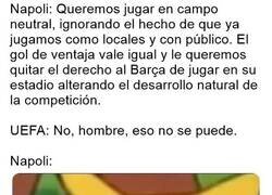 Enlace a Y con sus santos huevos al aire