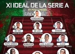 Enlace a El 11 ideal de la Serie A, por @postutd
