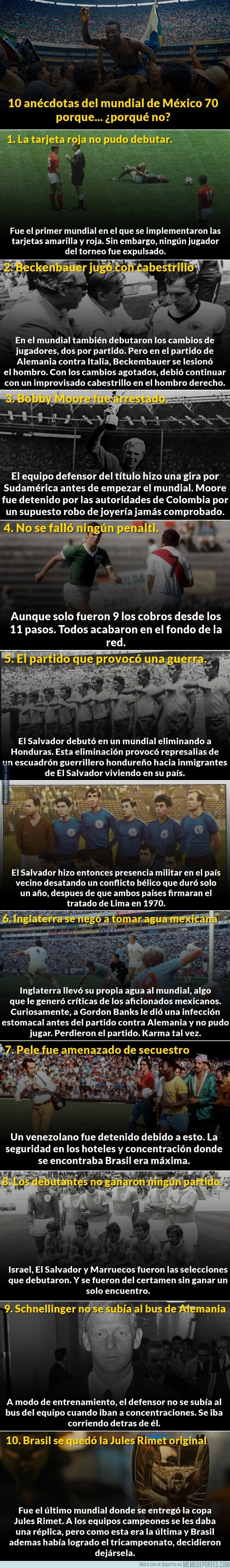 1111219 - 10 anécdotas del Mundial de 1970 que no conocías y te sorprenderán