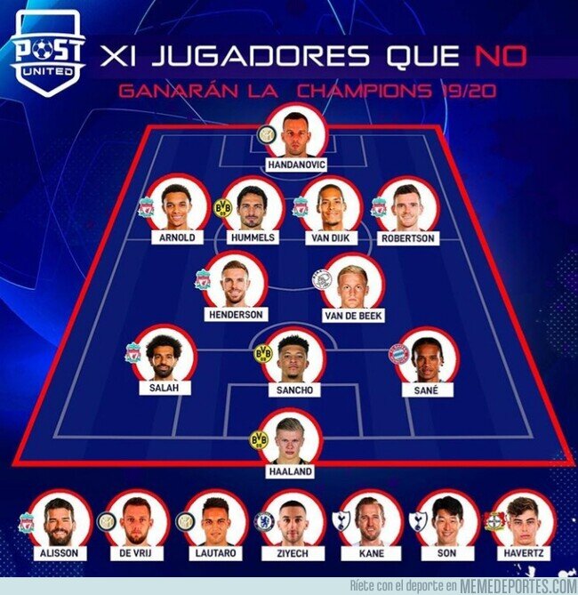1111249 - El 11 ideal de jugadores que no podremos disfrutar en este regreso de la Champions