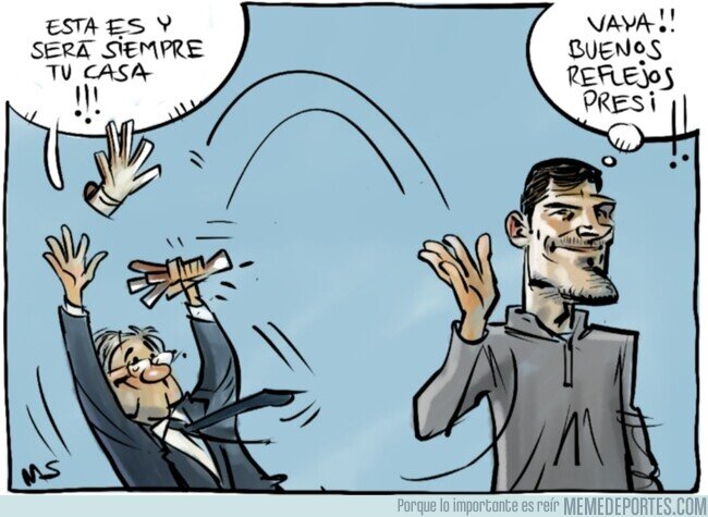 1111253 - Florentino reacciona bien al adios de Iker, por @yesnocse