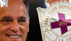 Enlace a Javier Tebas entra en la guerra y le manda un ZASCA monumental al presidente del Deportivo de la Coruña
