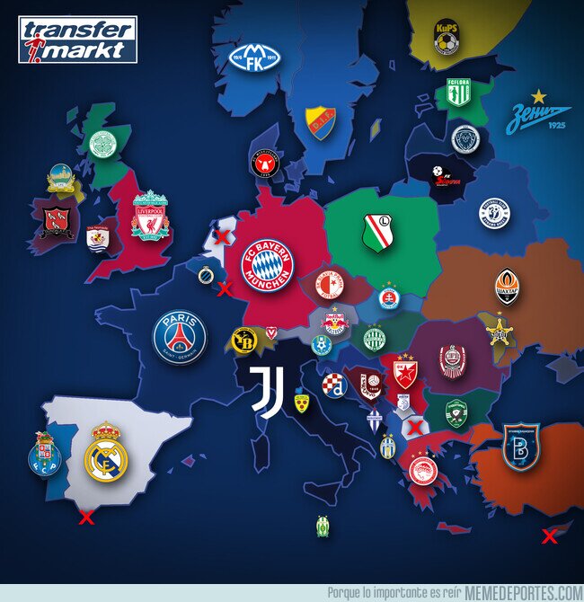 1111386 - Europa y el mapa de los campeones