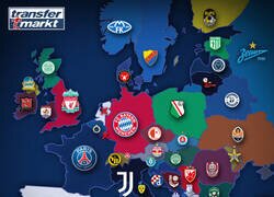 Enlace a Europa y el mapa de los campeones