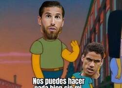 Enlace a Ramos cuando vea a Varane