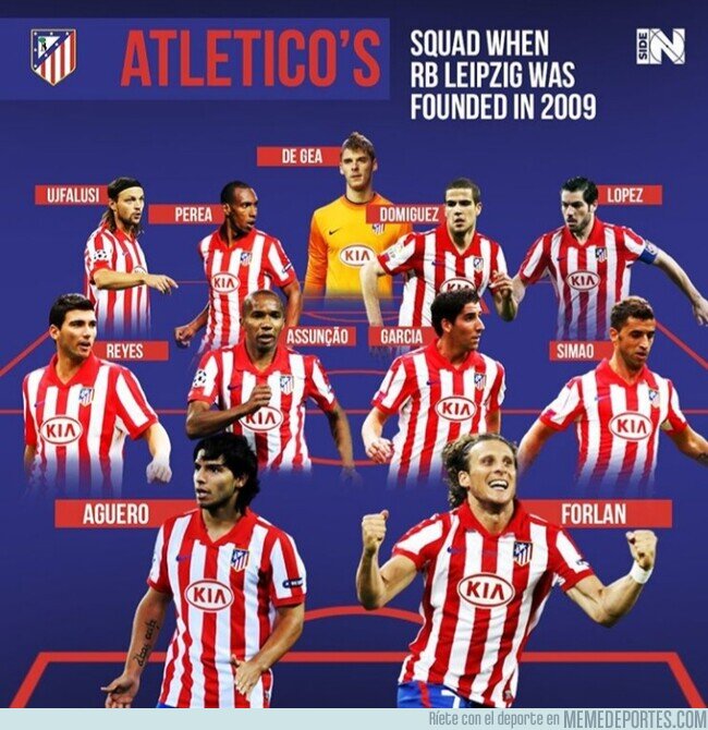 1112325 - Este es el 11 que tenía el Atleti cuando el Leipzig se fundó