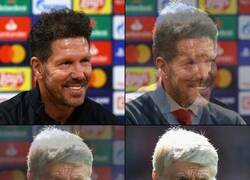 Enlace a Simeone está agarrando una pintaza...