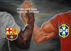 Enlace a Barça y Brasil, hermanos de goleadas