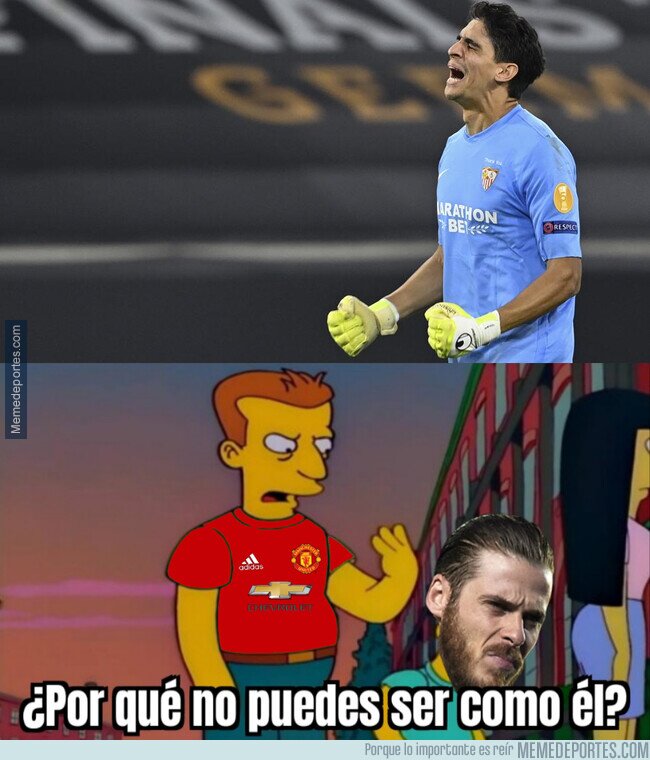 1113150 - De Gea podría mirarse en quien tiene en frente