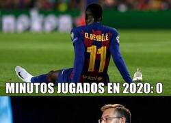 Enlace a Dembélé ha conocido más médicos que entrenadores