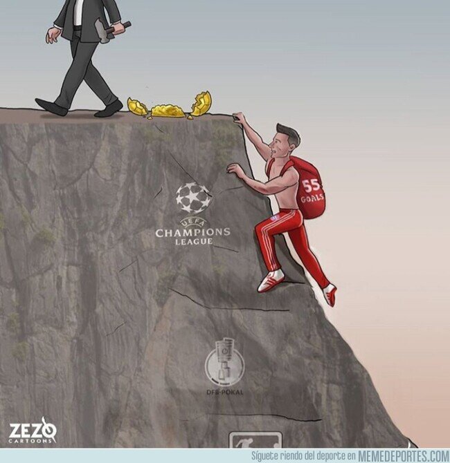 1113580 - Quizá este era el año de Lewandowski, por @zezocartoons