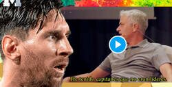 Enlace a Estos dos minutos de Mourinho explicando la diferencia de capitán y líder dejan en muy mal lugar a Messi tras el 2-8 del Bayern