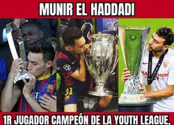 Enlace a Munir, campeón de todos los títulos de la UEFA
