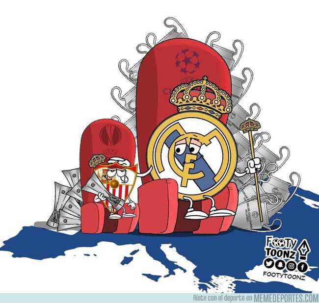 1113973 - Real Madrid y Sevilla, Reyes de Europa