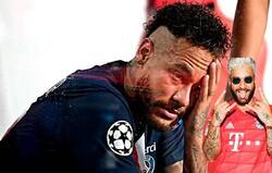 Enlace a El tremendo doble troleo del Bayern a Neymar con Maluma de por medio: los jugadores en el vestuario y el CM en Twitter