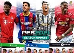 Enlace a Messi y CR7 comparten cara en una portada... ¿temporal?