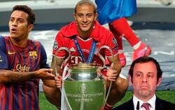 Enlace a Así celebraba el presidente del Barça la venta de Thiago al Bayern y lo que había realmente detrás de esa operación