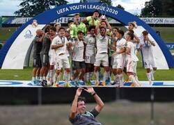 Enlace a Primera Uefa Youth League, y de la mano de Raúl como entrenador