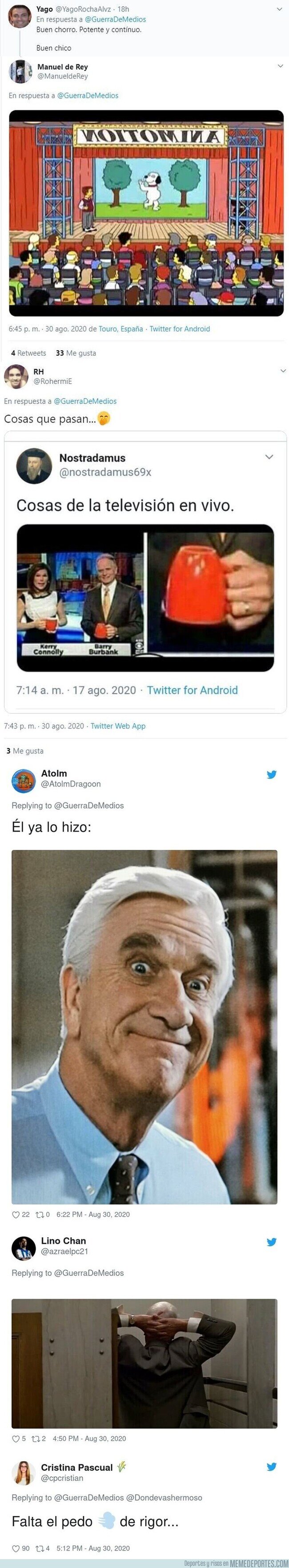 1114666 - La liada del fin de semana: un comentarista de teledeporte se deja el micro abierto y todos los fans del tour de francia acaban oyendo como mea