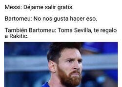 Enlace a El Barça no quiere regalar a Messi