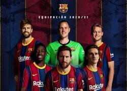 Enlace a Messi al frente de la presentación de la nueva camiseta. Abre el paso a comentarios.