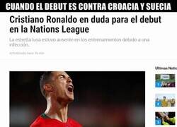 Enlace a Cristiano marcándose un Asensio