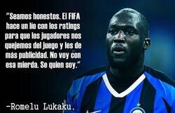 Enlace a La opinión de Lukaku sobre los ratings de FIFA. ¿Acertado?