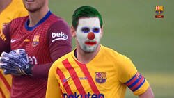 Enlace a Messi regresando a jugar con el Barça despues de oficializar su salida