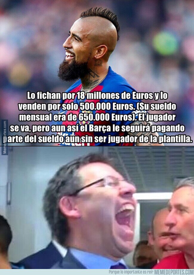 1115780 - El genio de los negocios ataca de nuevo: El Barça literalmente ha gastado dinero para vender a Vidal