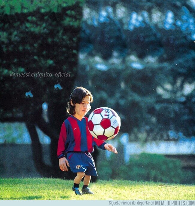 1116071 - 20 años desde la llegada de Messi Chiquito al Barça