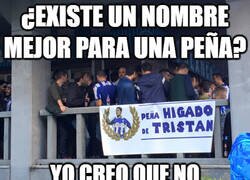 Enlace a En fútbol igual no, pero en nombres de peñas los del Depor se salen