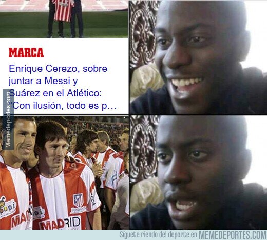 1116822 - Messi ya jugó un partido con la del Atleti