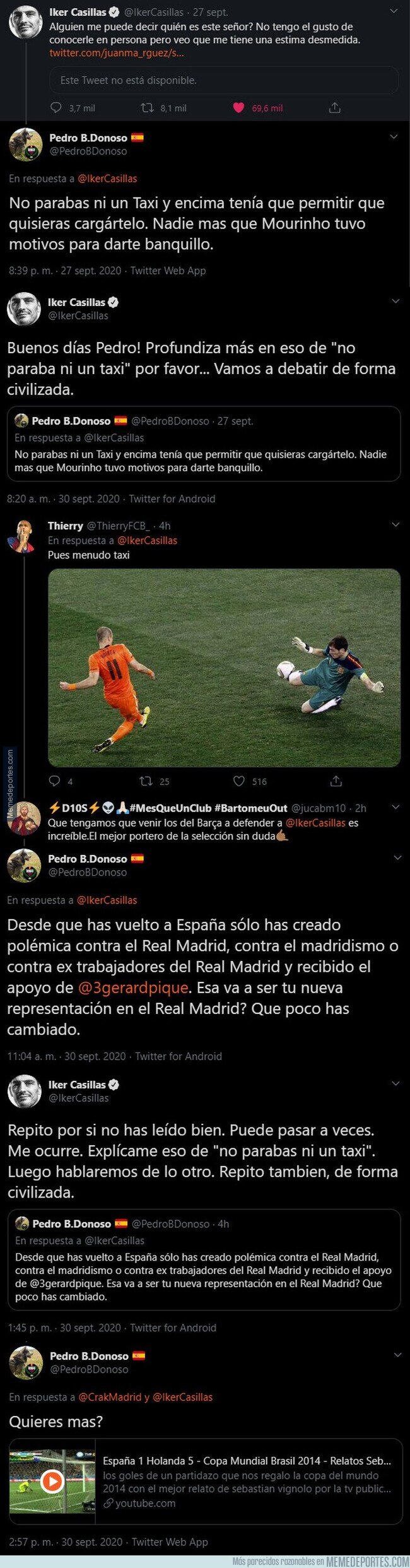 1116915 - Iker Casillas se ve envuelto en una pelea tuitera con un seguidor Madridista fanboy de Mourinho que queda realmente mal