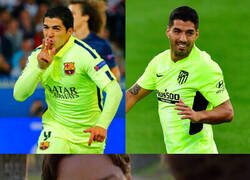 Enlace a Suárez con esa camiseta recuerda tiempos mejores