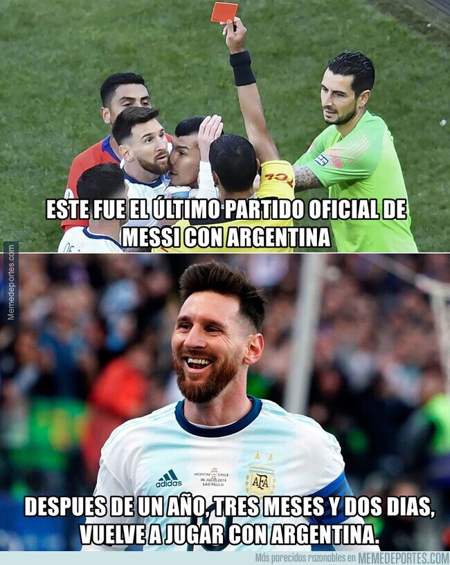 1117489 - Messi regresa con la selección Argentina despues de un año