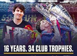 Enlace a 16 años del debut de Messi con el Barça