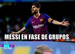 Enlace a Messi en Champions