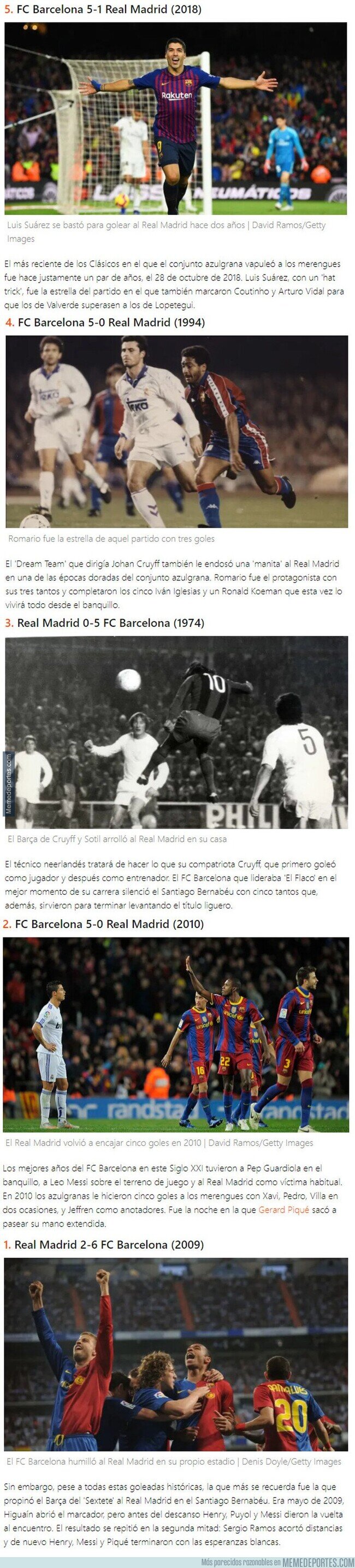 1118692 - Los cinco Clásicos más recordados y festejados por la afición del Barcelona
