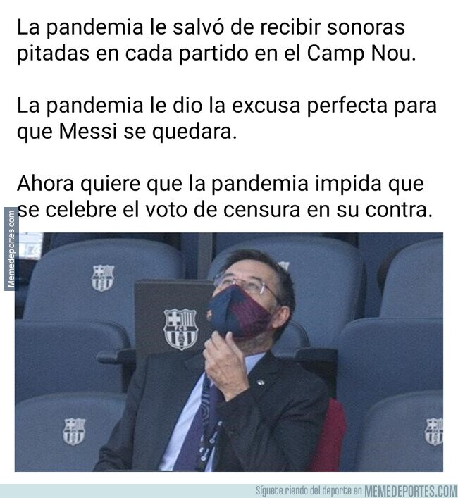 1118994 - Bartomeu le debe una al Covid