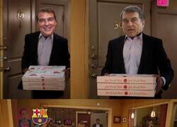 Enlace a Laporta llegando a la directiva del Barça