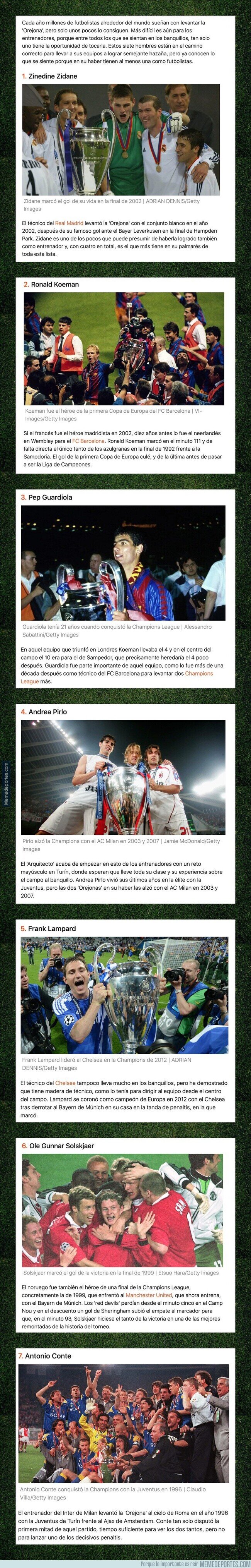 1119166 - Los 7 entrenadores de esta Champions League que ya la ganaron como jugadores