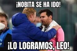 Enlace a Lo que Koeman y Messi se dijeron en Turín