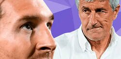 Enlace a La rajada espectacular de Quique Setién contra Messi que le deja en muy mal lugar