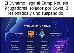 Enlace a El Barça recibirá el miercoles posiblemente al equipo más débil de todo el año