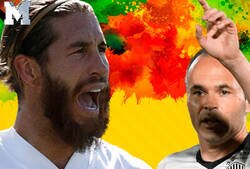 Enlace a Centrocampistas y delanteros históricos que suman menos goles que Sergio Ramos